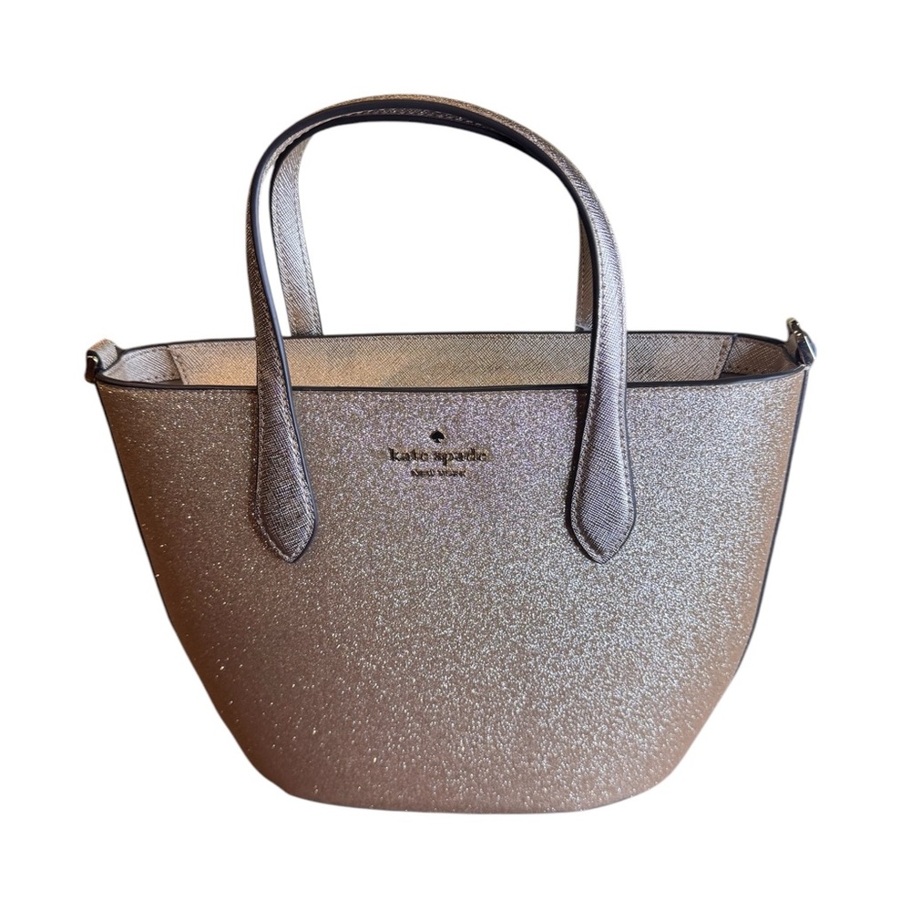 Kate Spade Glitter Mix Satchel in Gold
